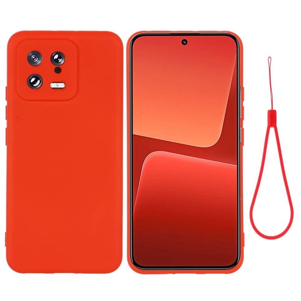 Liquid silikone cover til Xiaomi 13 - Rød