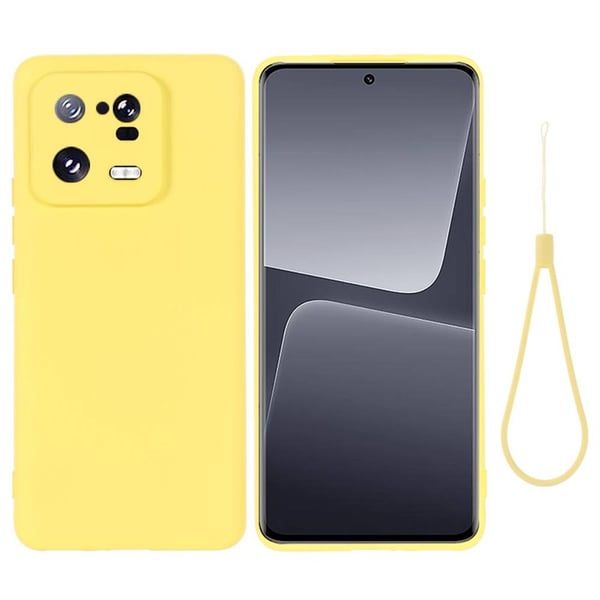 Liquid silikone cover til Xiaomi 13 Pro - Gul