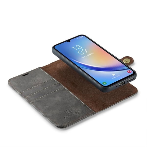Mobil lommebok DG-Ming 2i1 til Samsung Galaxy A14 5G - Grå