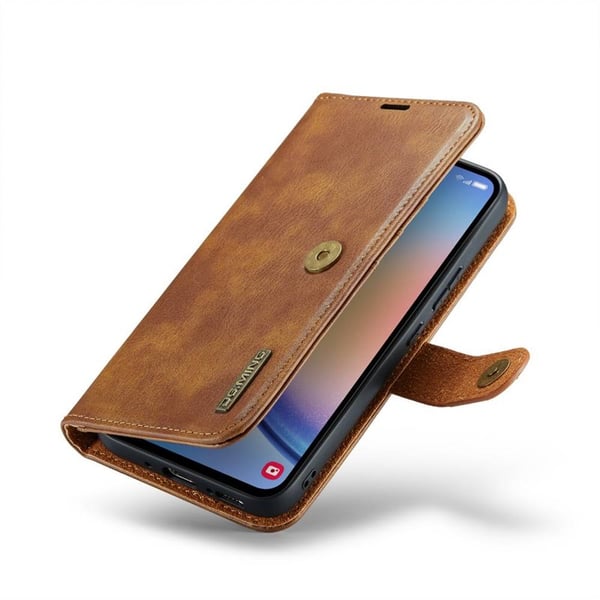 Mobil lommebok DG-Ming 2i1 til Samsung Galaxy A24 4G - Brun