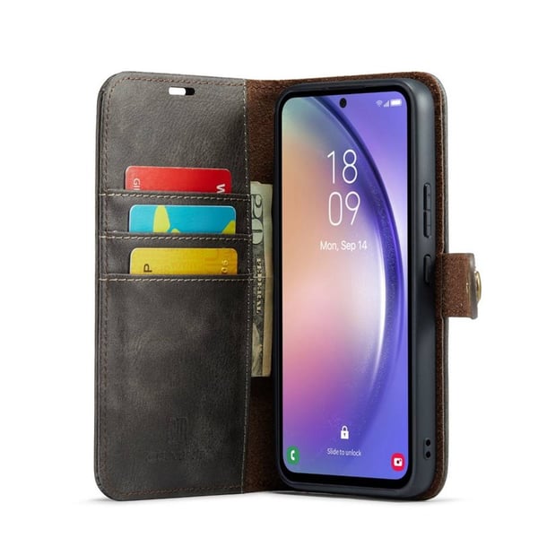 Mobil lommebok DG-Ming 2i1 til Samsung Galaxy A54 5G - Grå