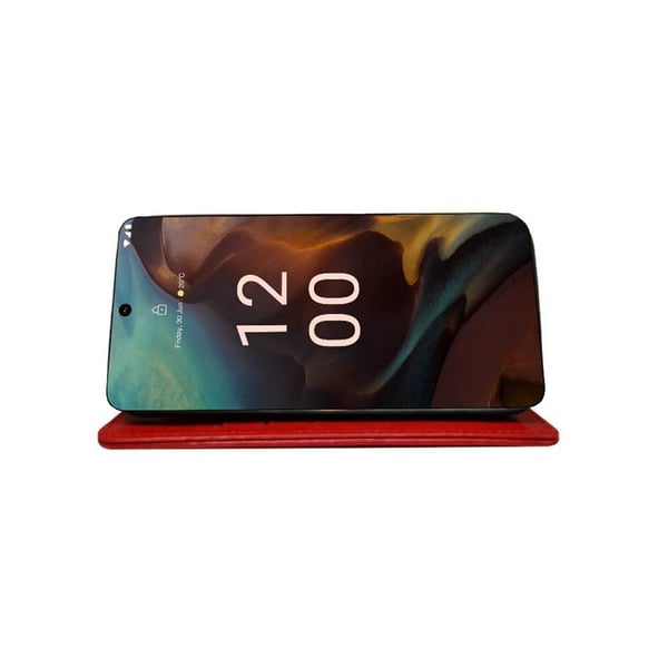 Lommebokdeksel 3-kort til Nokia XR21 - Rød