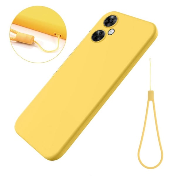 Liquid silikone cover til OnePlus Nord CE 3 Lite - Gul