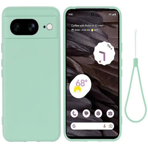 Liquid silikon skal till Google Pixel 8 - Mint