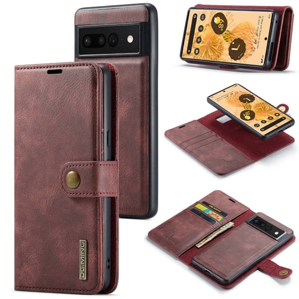 Wallet DG-Ming 2i1 til Google Pixel 8 Pro - Rød
