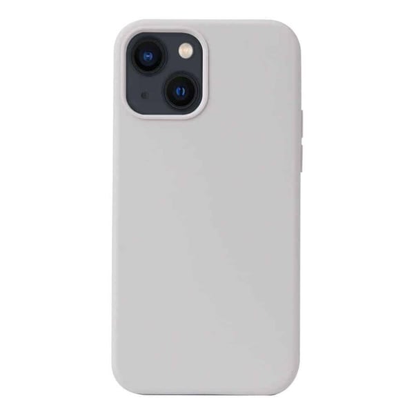 Liquid silikone cover til Apple iPhone 15 - Summit White