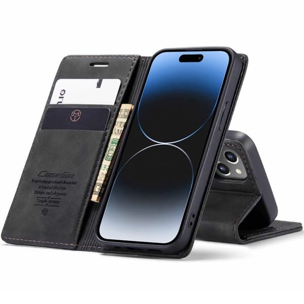 CaseMe puhelimenkotelo 013 Apple iPhone 15 - Musta