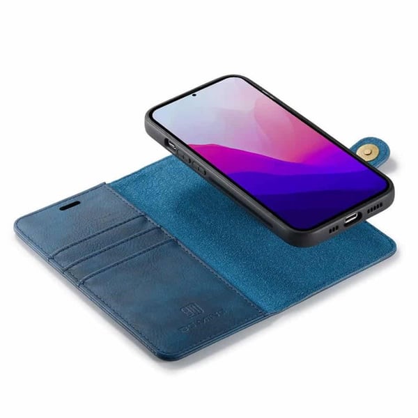 Lompakkokotelo DG-Ming 2i1 Apple iPhone 15 Plus - Sininen