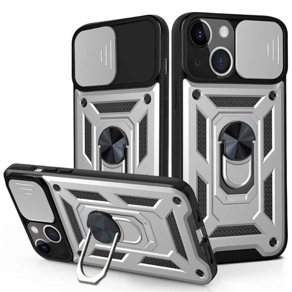 Jazz 3i1 deksel til Apple iPhone 15 Plus - Sølv