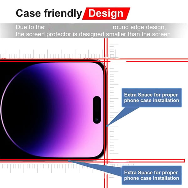 2-pak 5D Glass skjermbeskytter til Apple iPhone 15 Plus