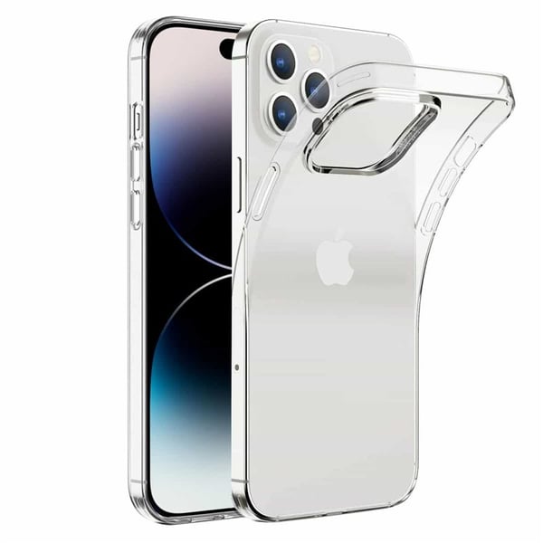 Silikone cover gennemsigtig til Apple iPhone 15 Pro