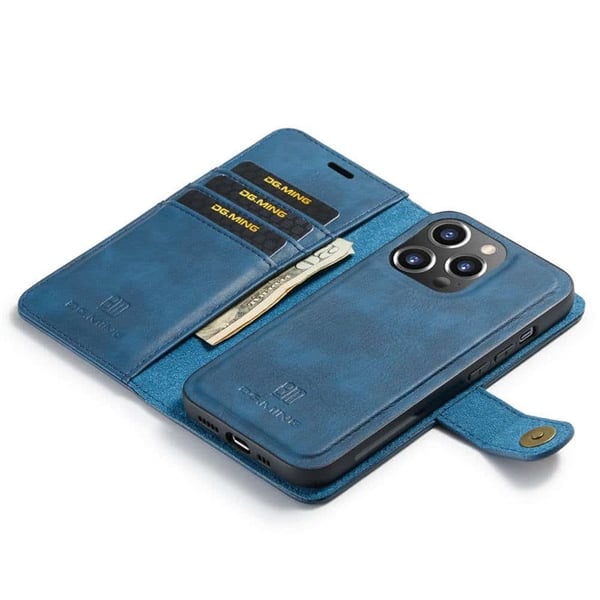 Lompakkokotelo DG-Ming 2i1 Apple iPhone 15 Pro - Sininen