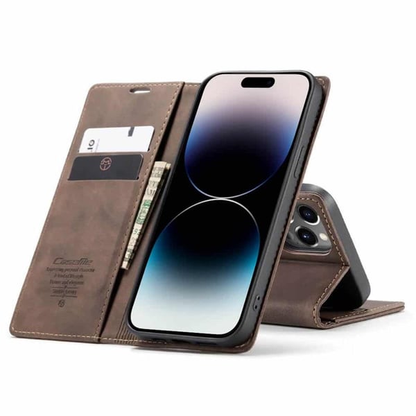 CaseMe mobilcover 013 til Apple iPhone 15 Pro Max - Coffee