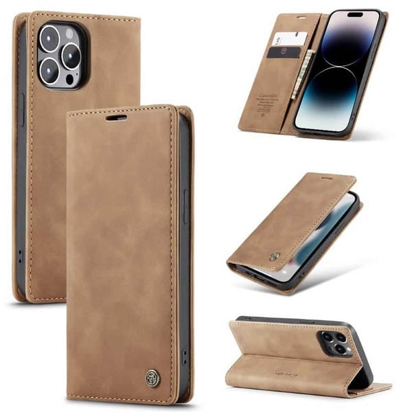 CaseMe mobildeksel 013 til Apple iPhone 15 Pro Max - Brun