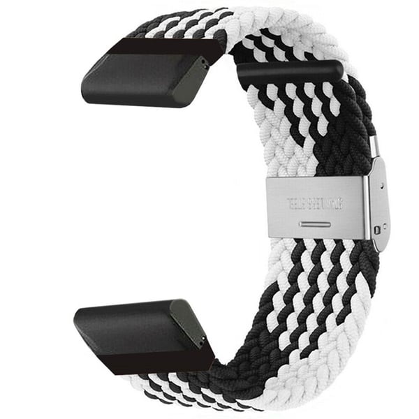 Flettet klokkereim til Garmin Tactix Delta - Blackwhite
