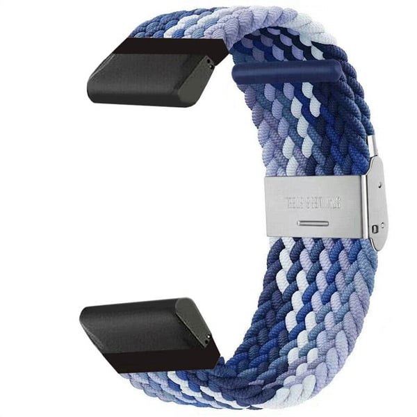 Flettet Urrem til Garmin Fenix 7 Pro - Gradient blue