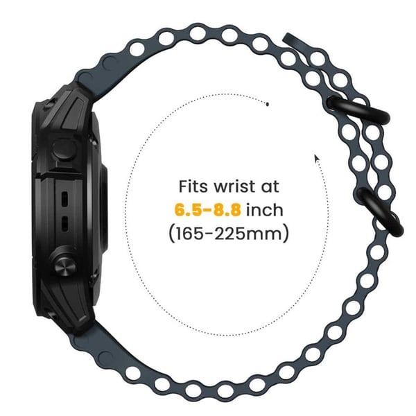 Ocean klockarmband till Garmin Tactix 7 - Midnightblue