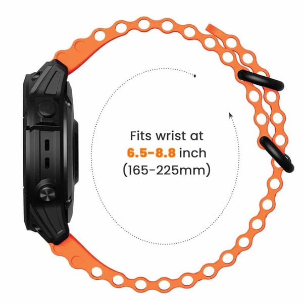 Ocean kellon ranneke Garmin Tactix 7 - Oranssi
