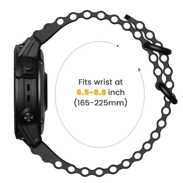 Ocean klokkereim til Garmin Enduro 2 - Svart
