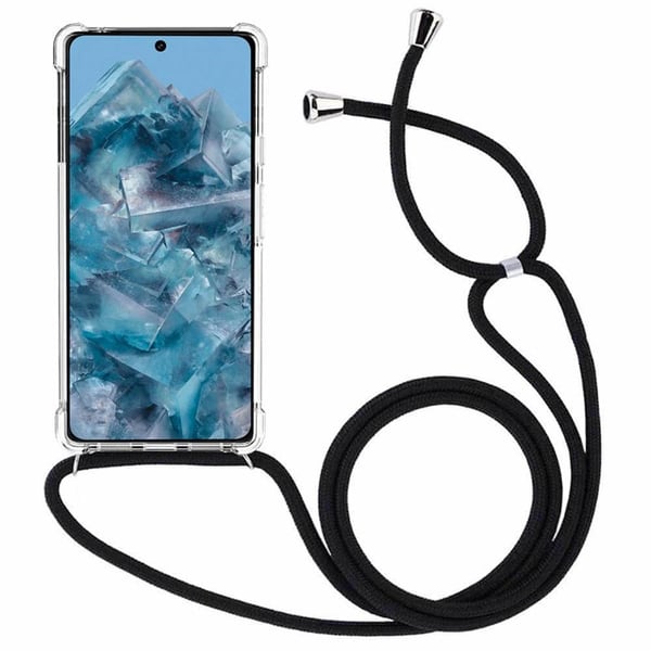 Halskæde cover til Google Pixel 8 Pro - Gennemsigtig