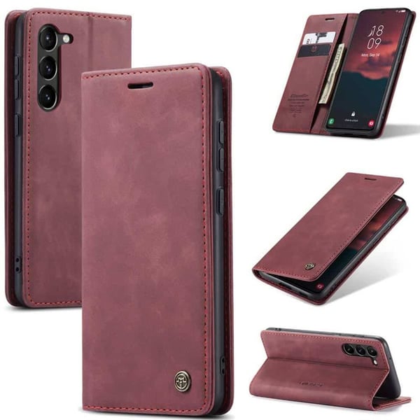 CaseMe mobildeksel 013 til Samsung Galaxy S24 - Burgunder