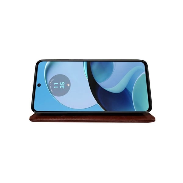 Lommebokdeksel 3-kort til Motorola Moto G14 - Brun