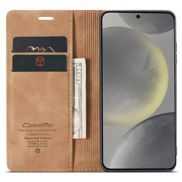 CaseMe mobildeksel 013 til Samsung Galaxy S24 Plus - Brun