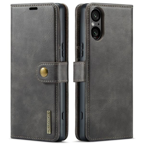 Wallet DG-Ming 2i1 til Sony Xperia 5 V - GrÃ¥