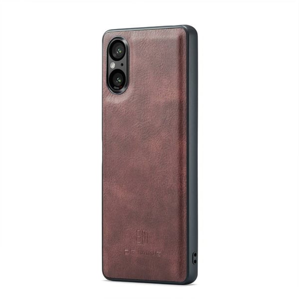 Wallet DG-Ming 2i1 til Sony Xperia 5 V - Rød