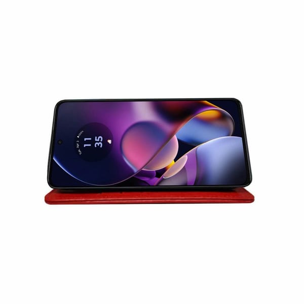 Lommebokdeksel 3-kort til Motorola Moto G54 - Rød
