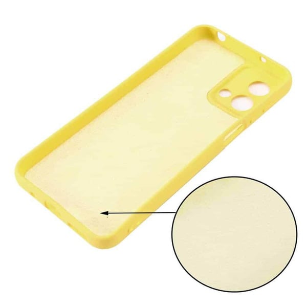 Liquid silikondeksel til Motorola Moto G84 - Gul
