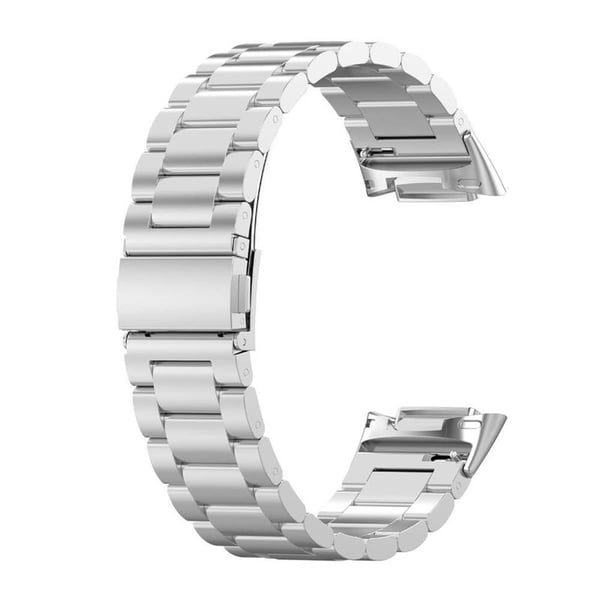 kellon ranneke ruostumatonta terÃ¤stÃ¤ Fitbit Charge 6 - Hopea