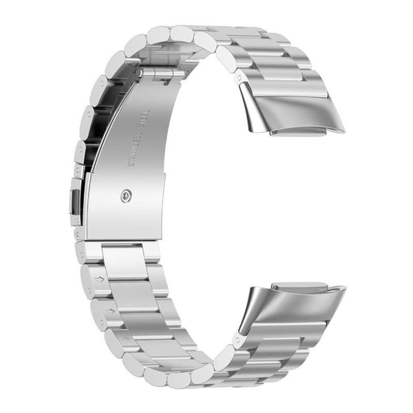 kellon ranneke ruostumatonta terÃ¤stÃ¤ Fitbit Charge 6 - Hopea