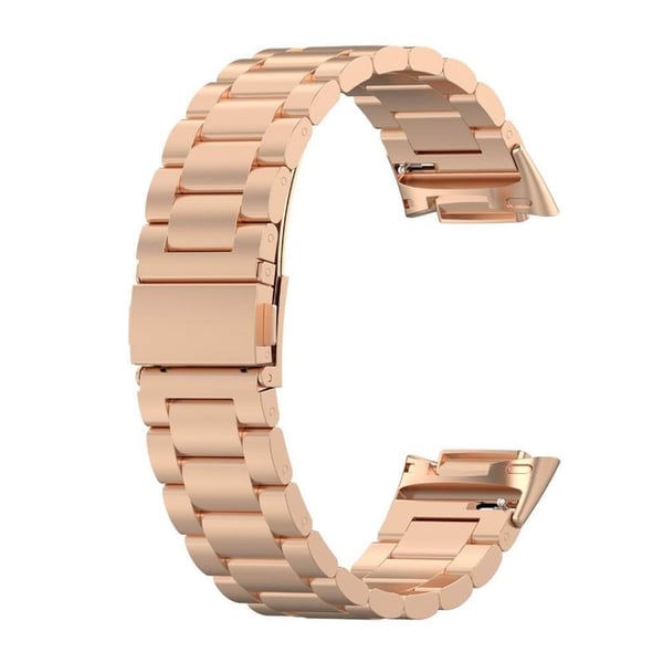 Klockarmband rostfritt stål till Fitbit Charge 6 - Rosè