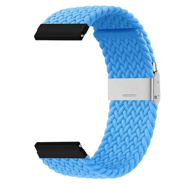 Flätat klockarmband till Garmin Forerunner 55 - Skyblue Flätat klockarmband till Garmin Forerunner 55 - Skyblue