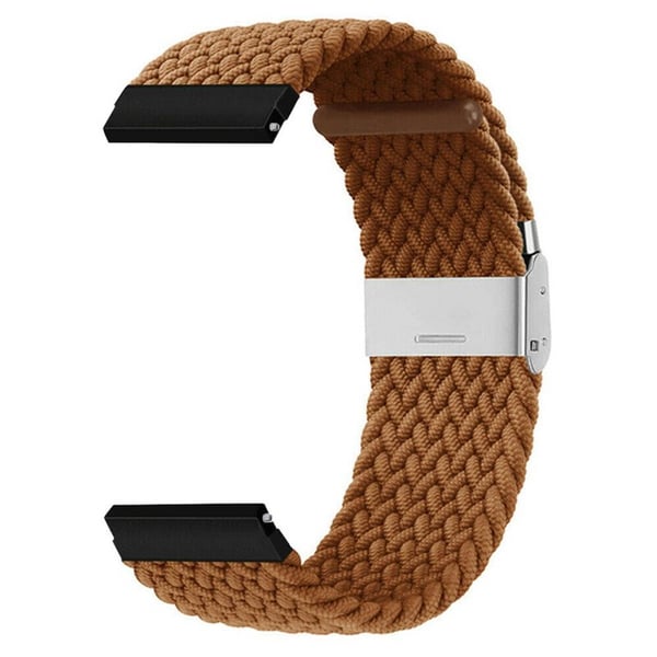 Flätat klockarmband till Polar Ignite 3 - Brun Flätat klockarmband till Polar Ignite 3 - Brun
