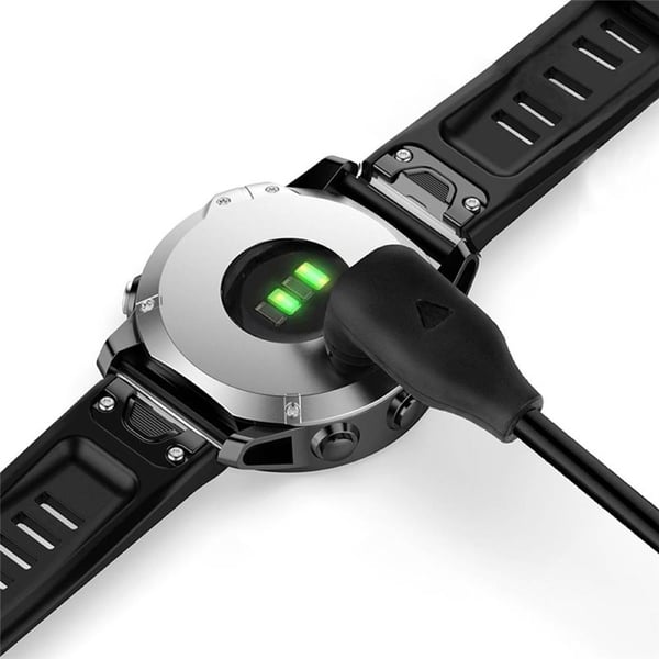Opladningskabel Datasynk 90Â° USB-A til Garmin Approach S12