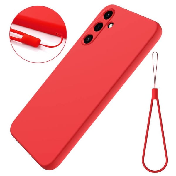 Liquid silikone cover til Samsung Galaxy A15 - Rød