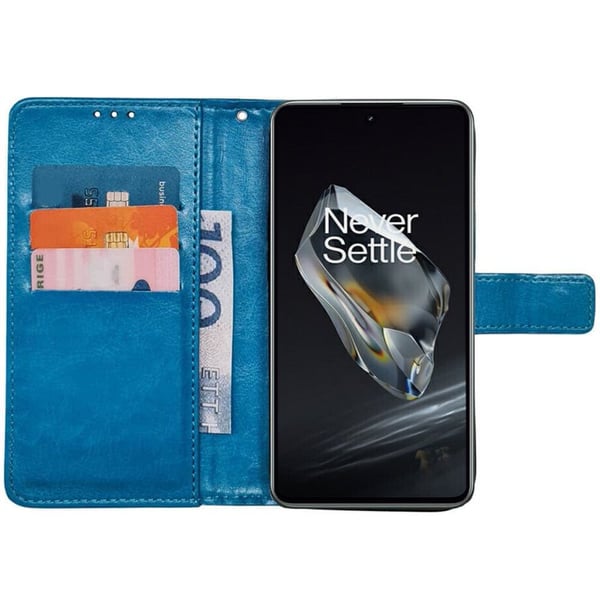 Lommebokdeksel 3-kort til OnePlus 12 - Lyseblå