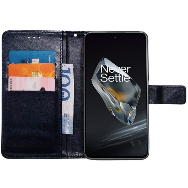 Lommebokdeksel 3-kort til OnePlus 12 - Mørkeblå