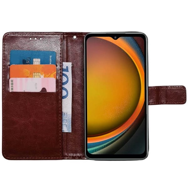 Lommebokdeksel 3-kort til Samsung Galaxy Xcover 7 - Brun