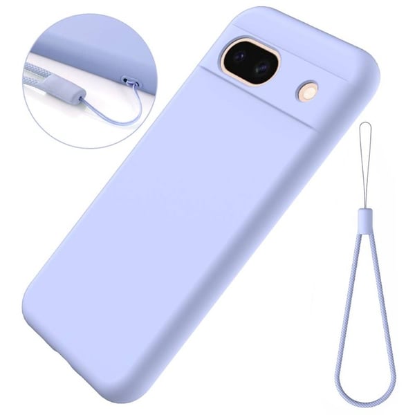 Liquid silikon skal till Google Pixel 8a - Lavender