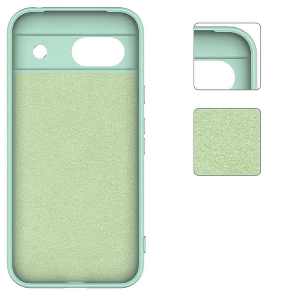 Liquid silikon skal till Google Pixel 8a - Mint