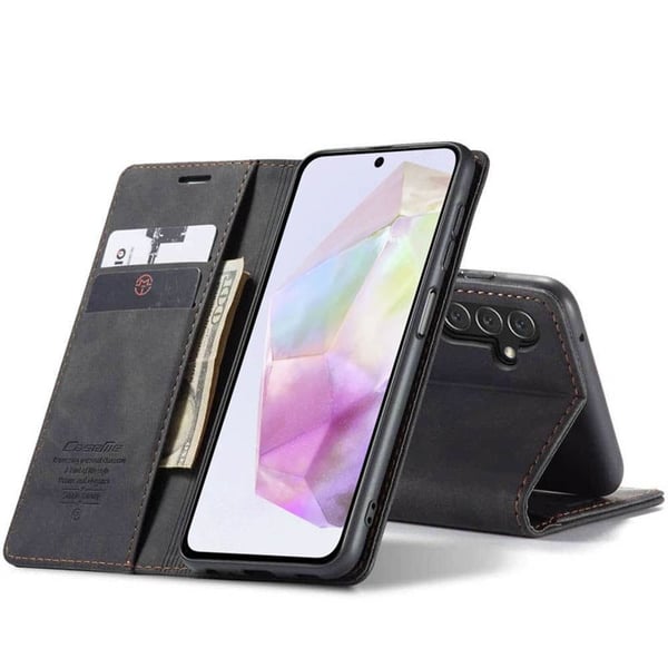 CaseMe mobildeksel 013 til Samsung Galaxy A35 - Svart