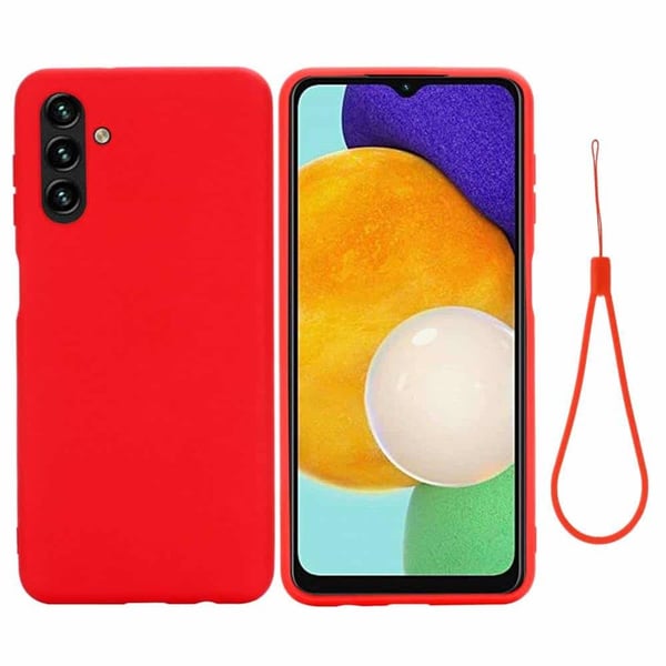 Liquid silikondeksel til Samsung Galaxy A55 - RÃ¸d