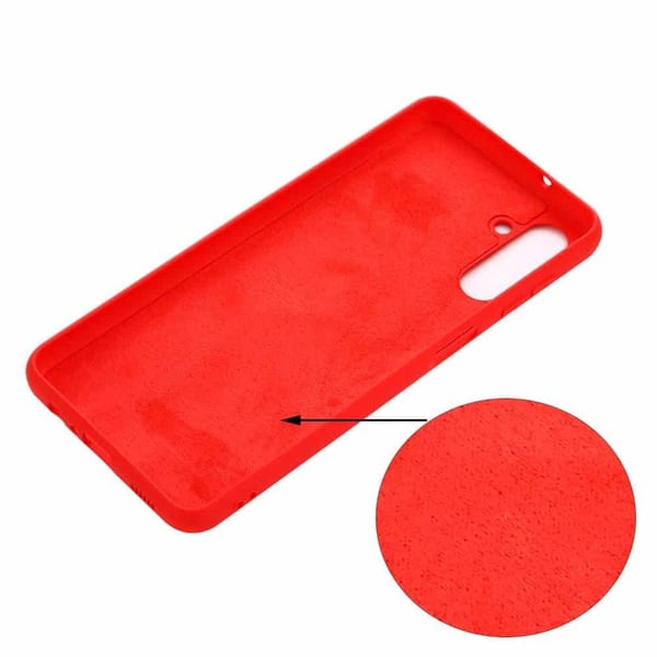 Liquid silikone cover til Samsung Galaxy A35 - RÃ¸d