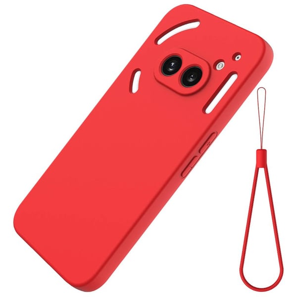 Liquid silikone cover til Nothing Phone 2a - China Red