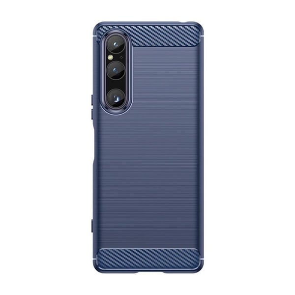 Børstet silikondeksel til Sony Xperia 1 VI - Blå