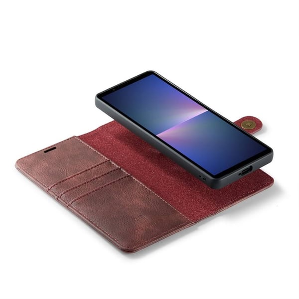 Wallet DG-Ming 2i1 til Sony Xperia 10 VI - Rød