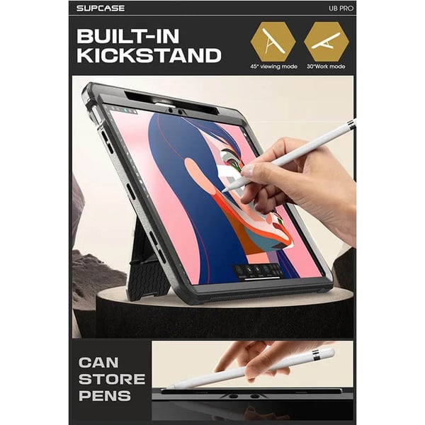 SUPCASE UB Pro tabletcover til Apple iPad Air 13 (2024) - Sort